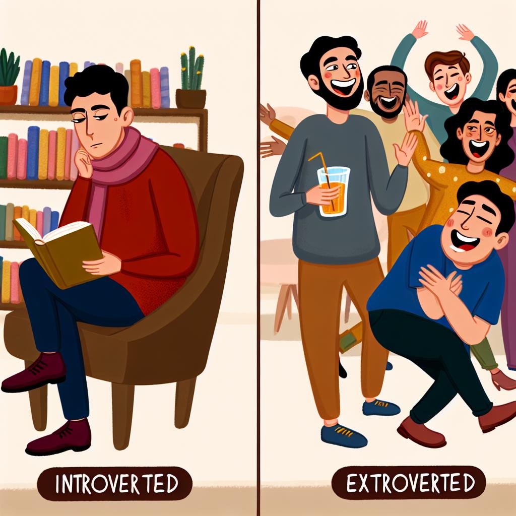Skillnaden mellan introverta och extroverta
