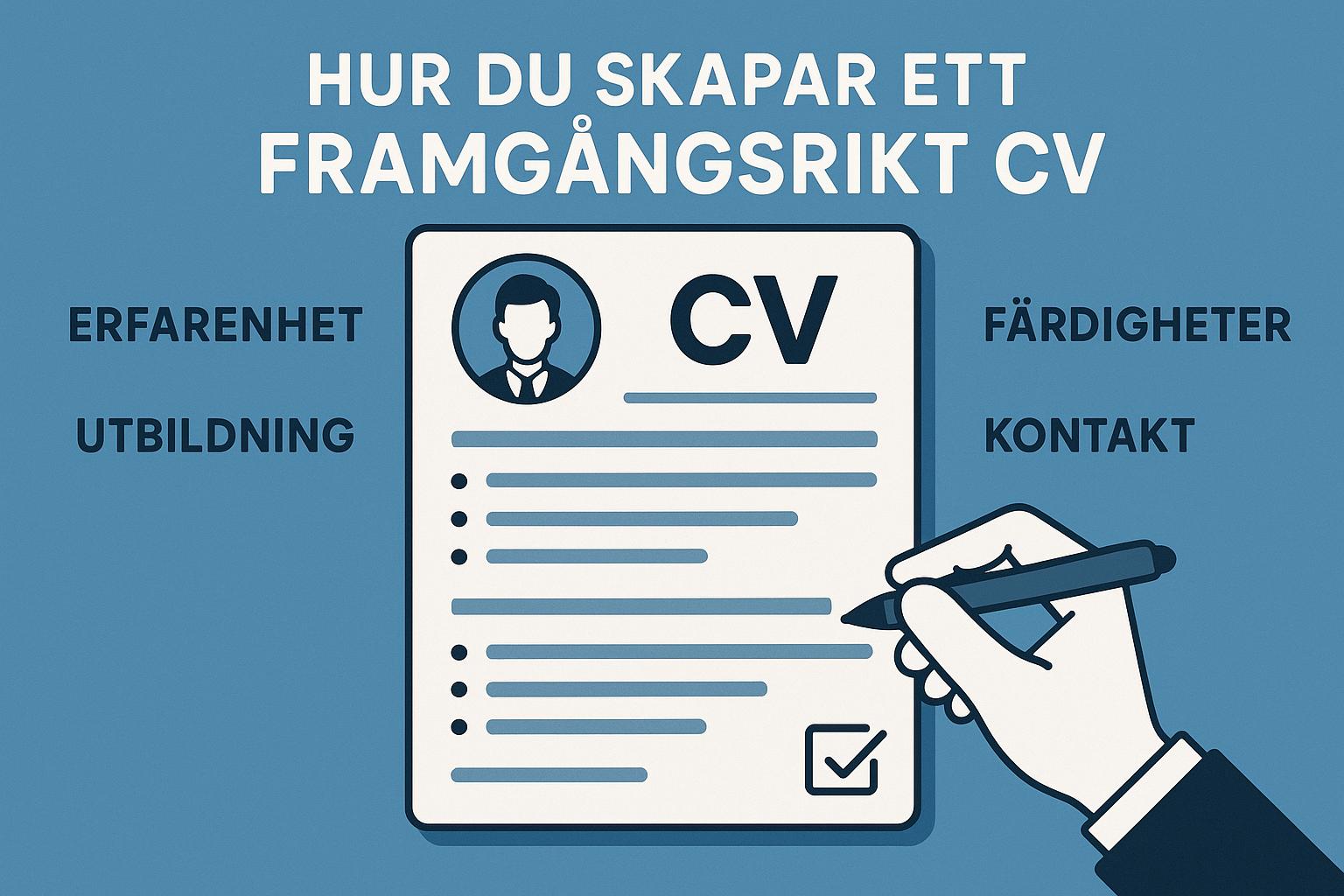 Hur du skapar ett framgångsrikt CV