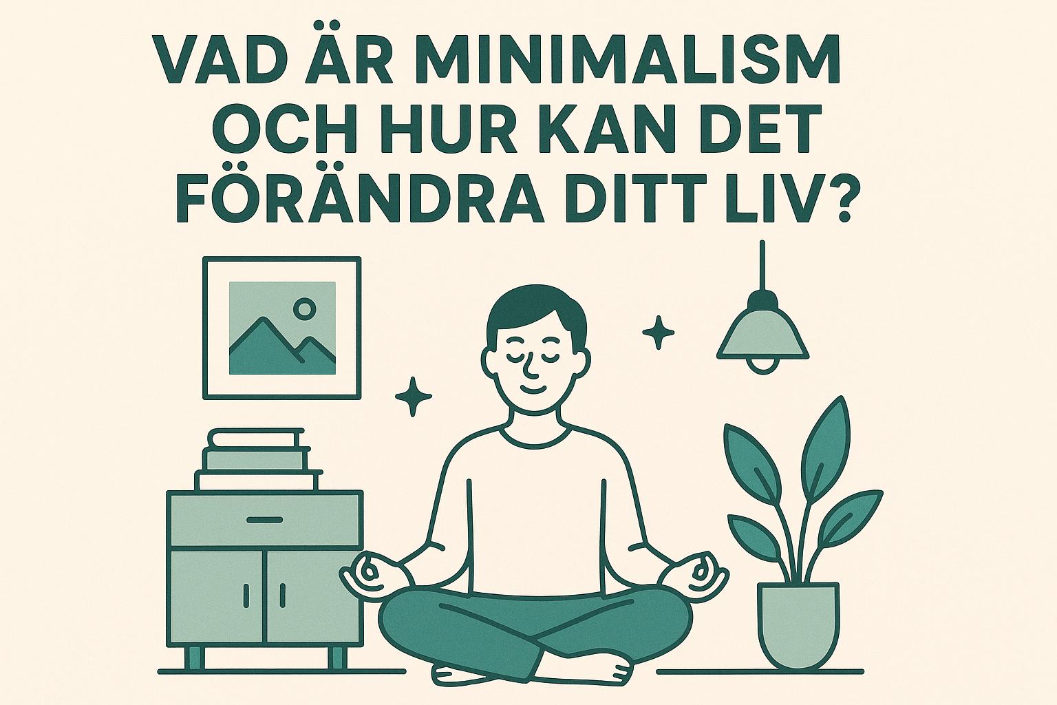 Vad är minimalism och hur kan det förändra ditt liv?