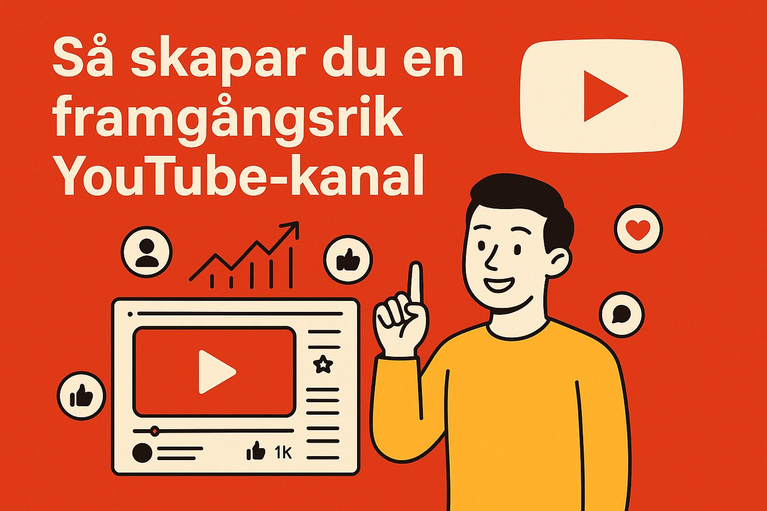 Så skapar du en framgångsrik YouTube-kanal