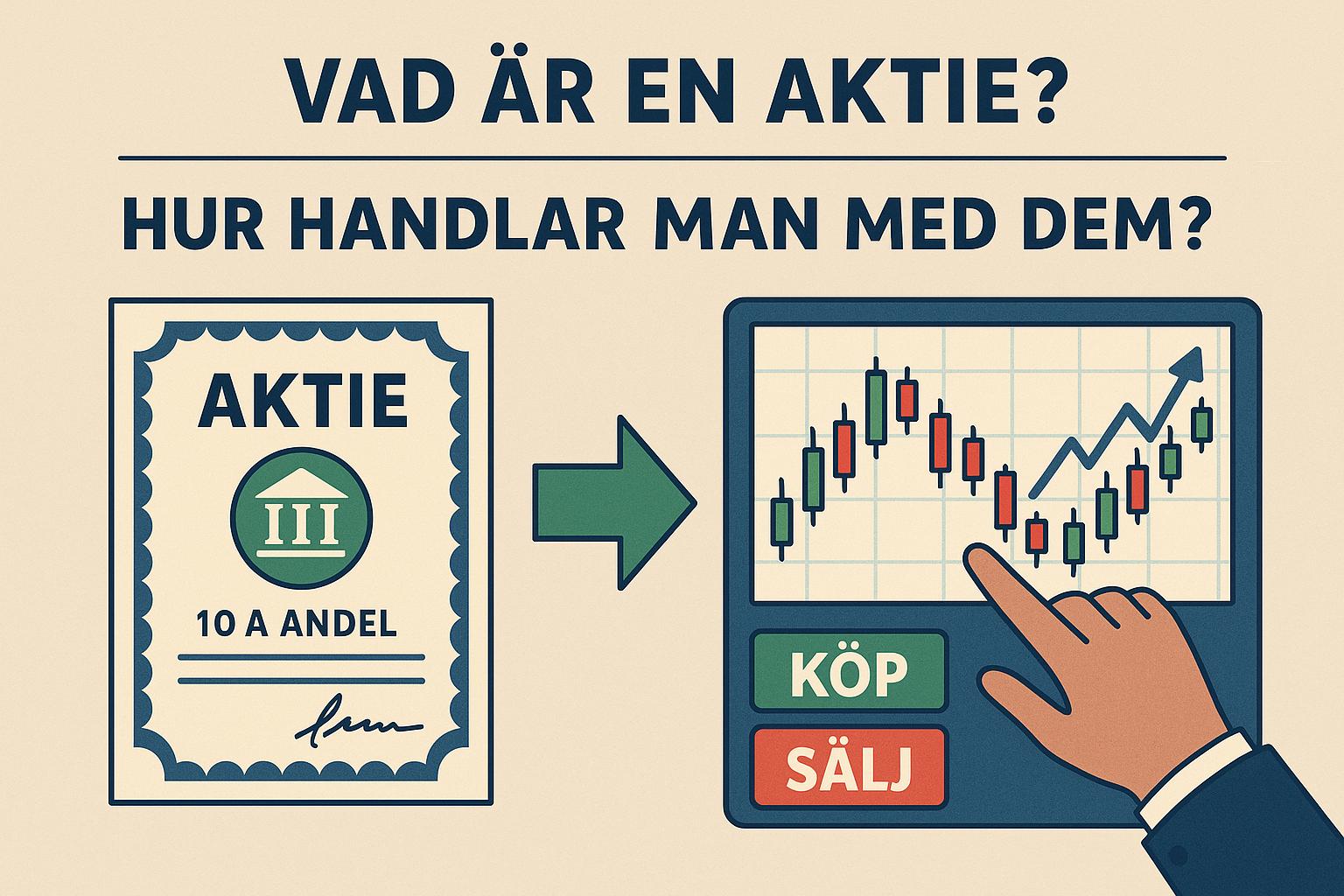 Vad är en aktie och hur handlar man med dem?