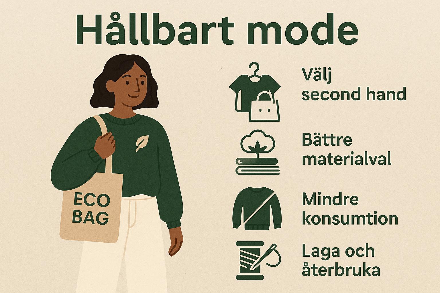Vad är hållbart mode och hur bidrar du?