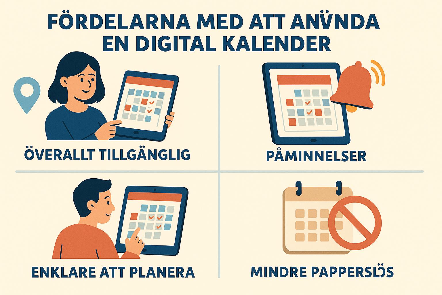 Fördelarna med att använda en digital kalender
