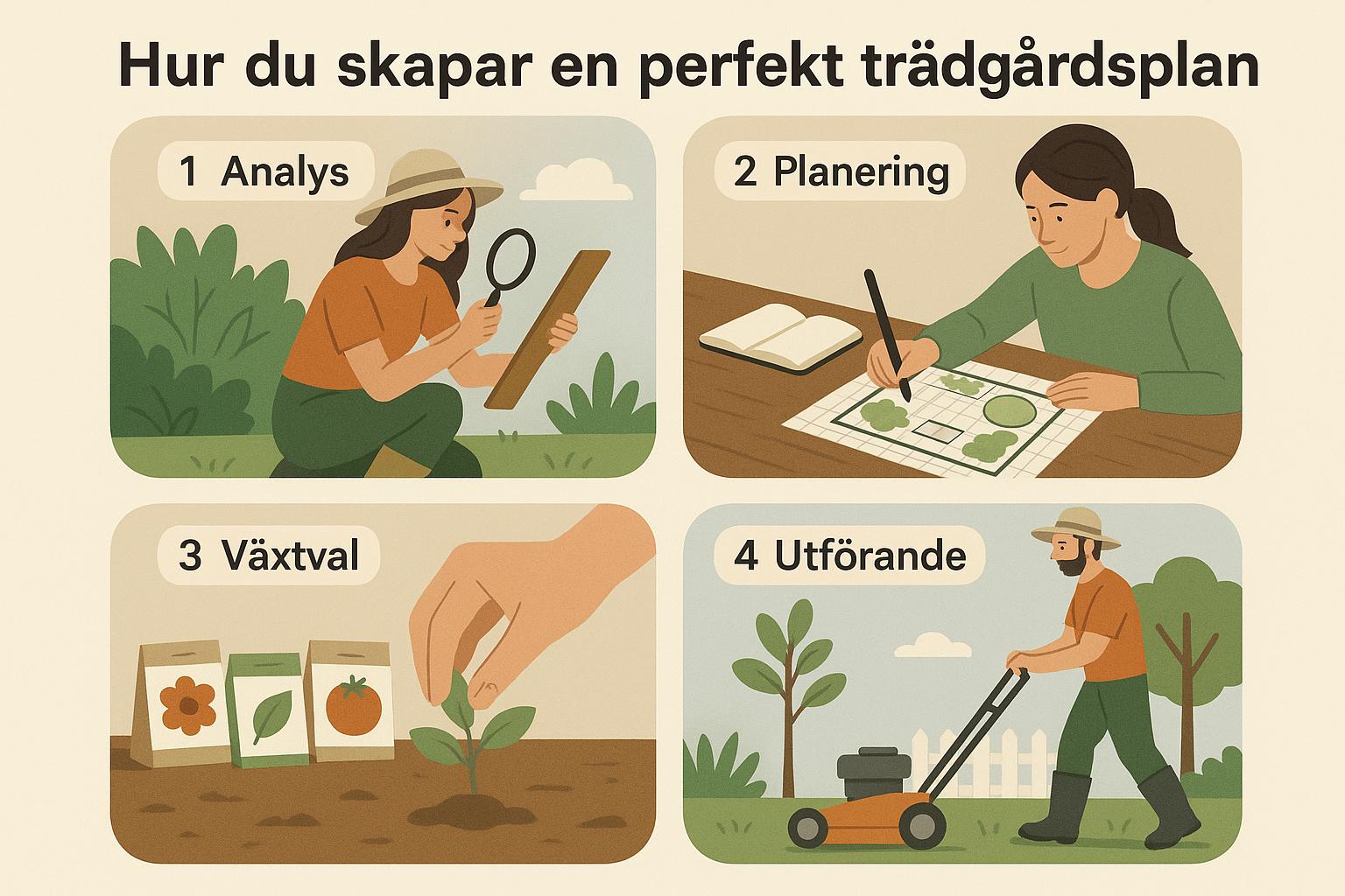 Hur du skapar en perfekt trädgårdsplan