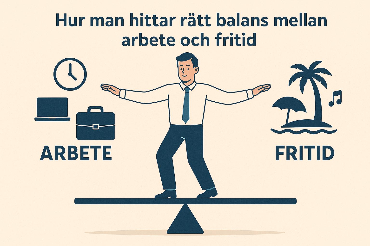 Hur man hittar rätt balans mellan arbete och fritid