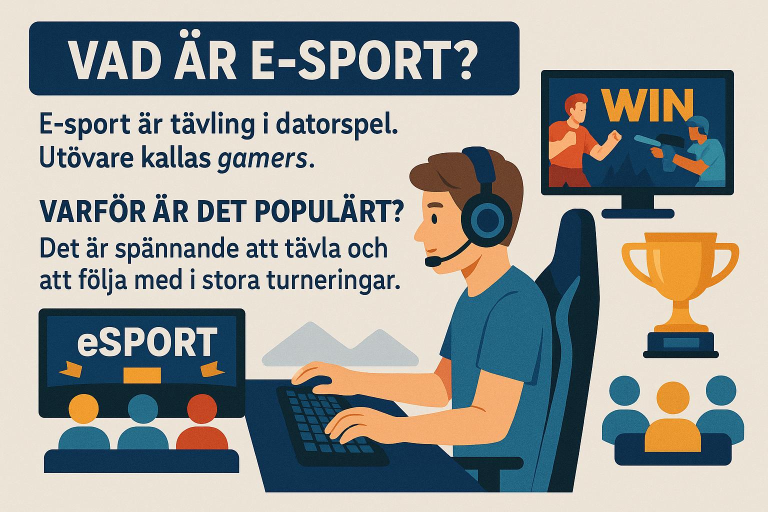 Vad är e-sport och varför är det populärt?