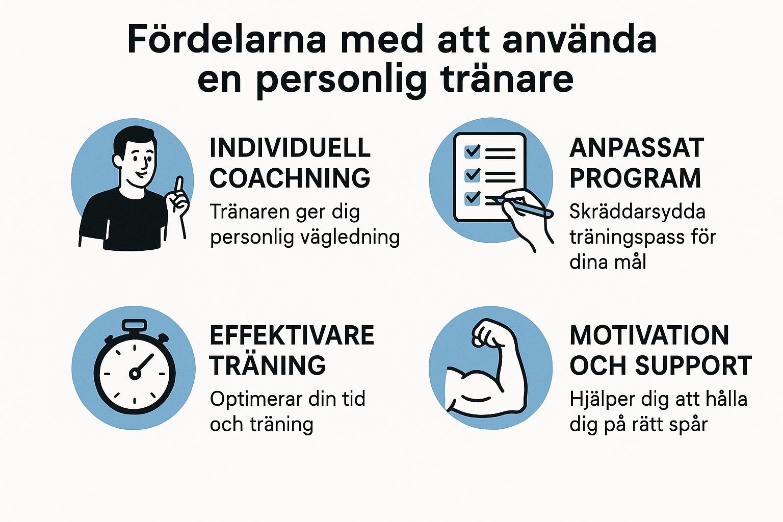 Fördelarna med att använda en personlig tränare