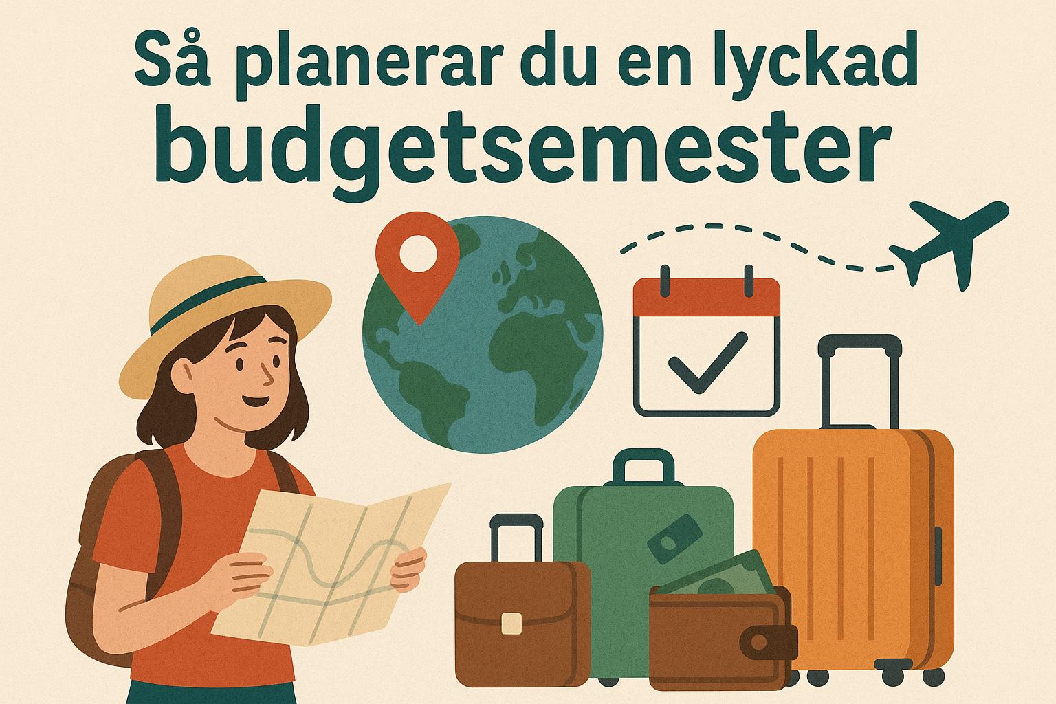 Så planerar du en lyckad budgetsemester